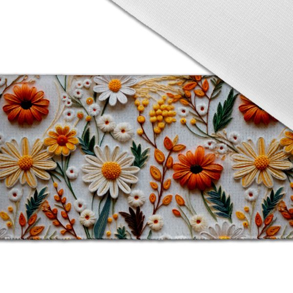 Waterafstotend polyester TD/NS bedrukt imitatie borduurwerk 3D-bloemen Maya