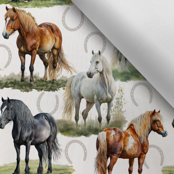 Katoen premium Takoy paarden geschilderd