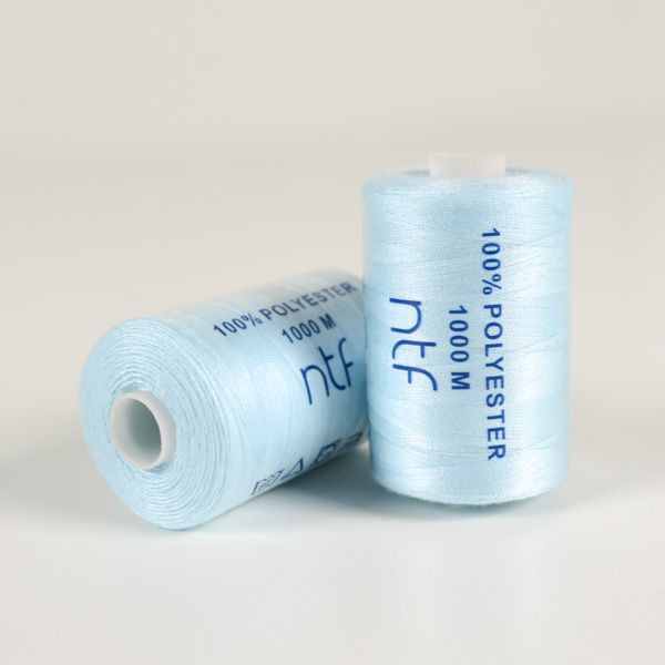 Polyester naaigaren NTF 1000 lichtblauw