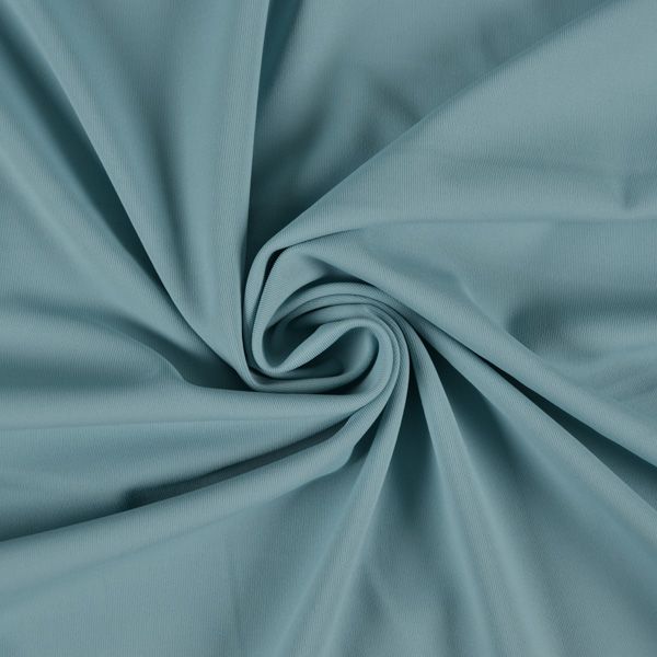 Matte stof voor badmode en fitness kleding grijsblauw