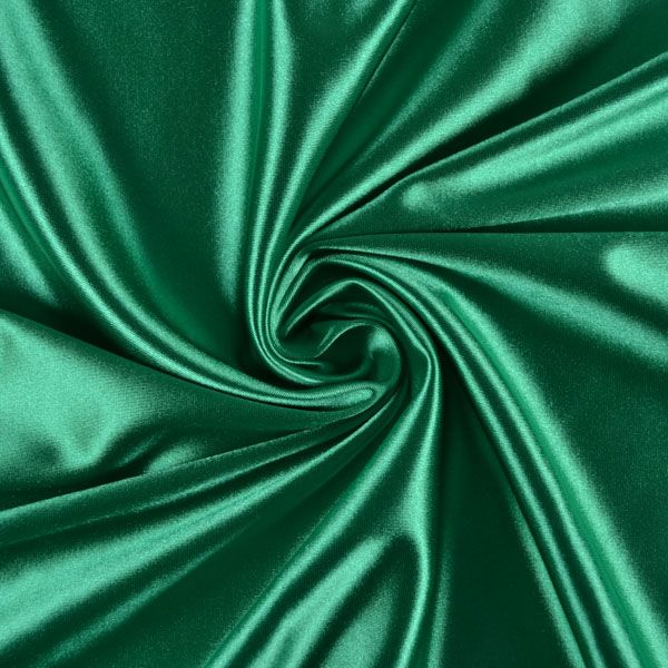Glanzende stof voor badmode en fitness kleding groen