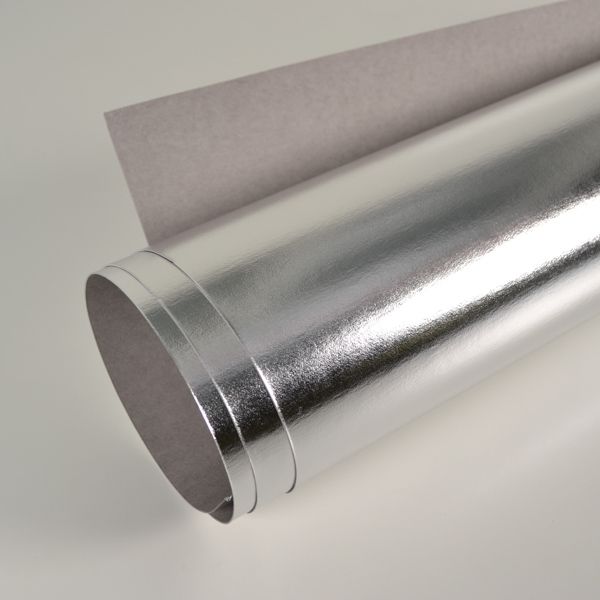 Kraftpapier wasbaar Max zilver 50x150cm