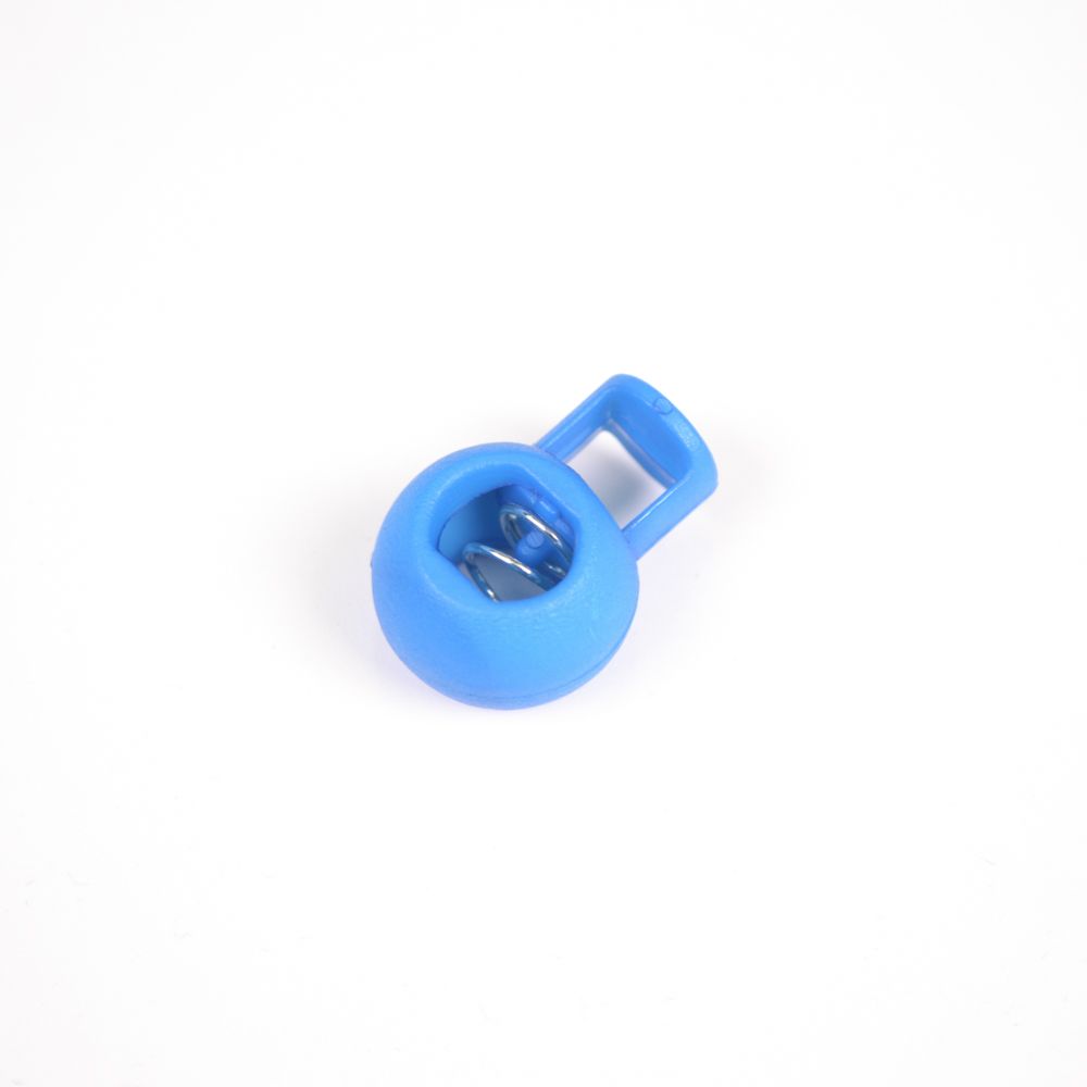 Koordstopper rond 9 mm pruisisch blauw - set 10 stuks