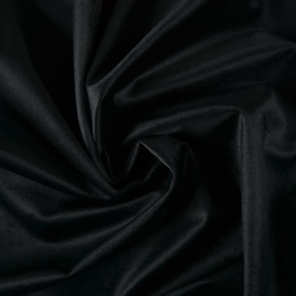 Fluweel velvet Doris zwart
