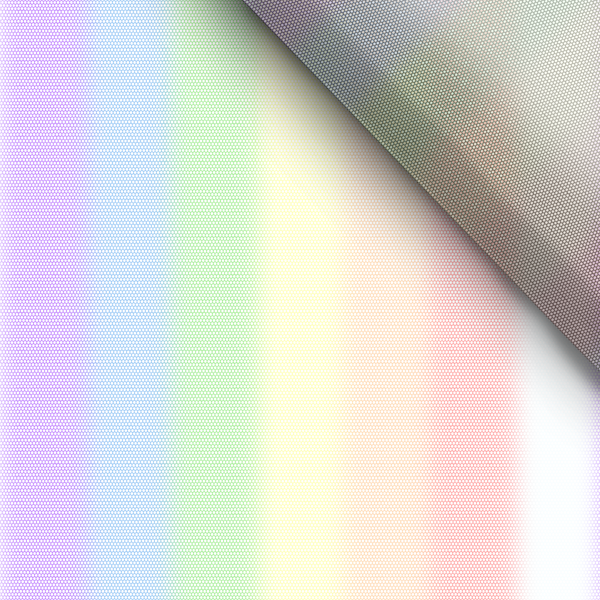 Elastiekband met bedrukking 4 cm regenbogen