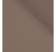 Tricot / Jersey kledingstof geribd OSKAR nieuw donker beige № 65