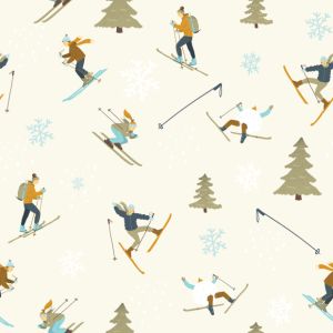 Polyester Tricot / Jersey voor t-shirts skiërs op de piste
