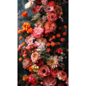 Fotodoek 160x265 cm grote bloemen