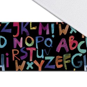 Elastiekband met bedrukking 4cm letters
