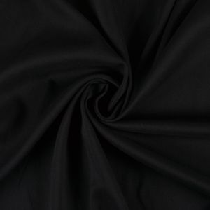 Stretch viscose geweven stof zwart