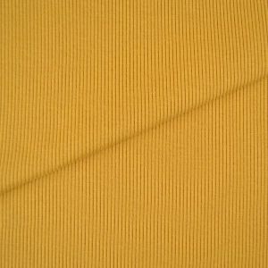 Tricot / Jersey kledingstof geribd OSKAR mango geel