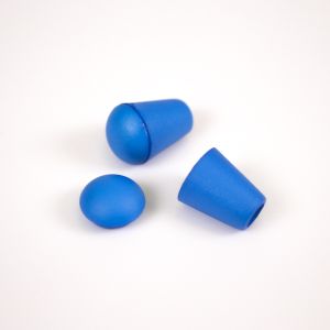 Plastic koordeinde Ø 4 mm donkerblauw - set 10 stuks