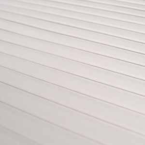 Kunstzijde elastisch plissé wit