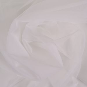 Tule met stretch Bari wit (voor lijfjes en tops van jurken)