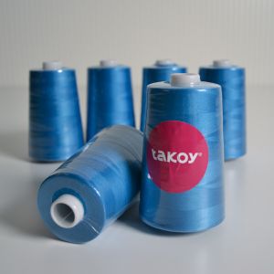 Overlock/coverlock polyester naaigaren TKY 5000 blauw