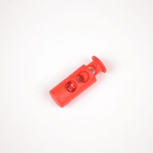 Koordstopper 5 mm rood - set 10 stuks
