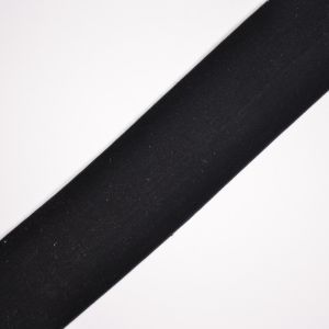 Fluwelen elastiek band  4 cm zwart