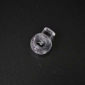 Koordstopper rond 9 mm doorzichtig - set 10 stuks