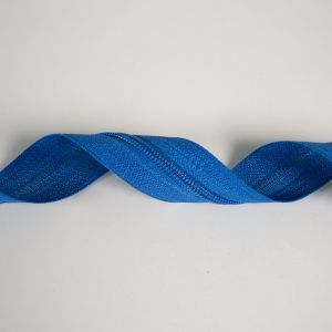 Spiraalrits TKY per meter #3 mm blauw zonder schuiver