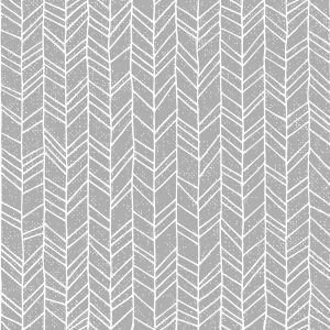 Kunstleer met print eenvoudige strepen grijs 700gr