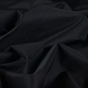 Regenjasstof met waterafstotende coating zwart