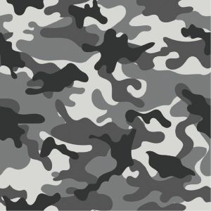 French Terry zomer sweatstof camouflage wit