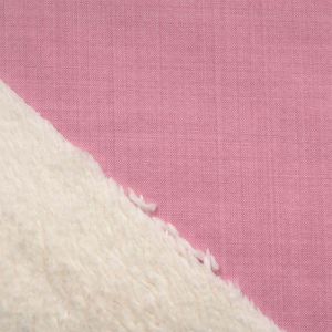 Winter softshell met pluche/teddy roze